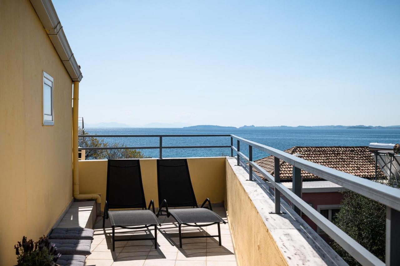 The Seaview Corner Apartments By Konnect, Ipsos Corfu Luaran gambar